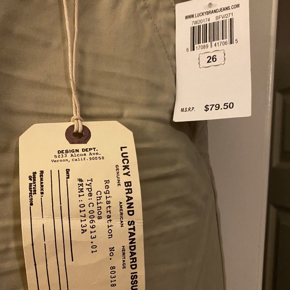 Lucky Brand Khaki - Civilian Boyfriend Khakis